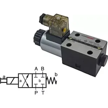 Rozvaděč FW-02-2B2B-D24 Přímo řízený hydraulický šoupátkový rozvaděč, 80 l/min, 315 bar, 24 V DC