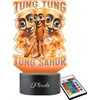 Lampička Noční lampa Plexido vícebarevná