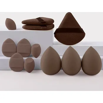 Kosmetický štětec Profesionální sada štětců a houbiček na makeup | štětce, houbičky - 12 ložnic