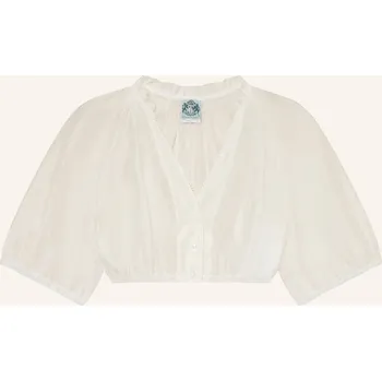 Dámská halenka Hammerschmid Dámská Dirndl Halenka Angela S Volánky, bílá, 40