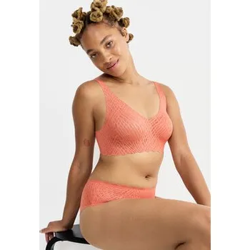 Podprsenka Sloggi Podprsenka bez kostic Zero Feel Bliss 10219688 Oranžová L_PLUS