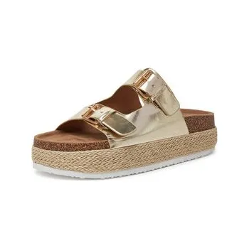 Dámské baleríny DeeZee Espadrilky LB-P1690 Zlatá 38