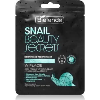Pleťová maska Bielenda Snail Beauty Secrets regenerační maska pro problematickou pleť, akné 1 ks