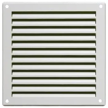 Větrací mřížka Větrací mřížka lamelová 300x300 mm BLM 300x300 kovová bílá