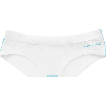 Dětské funkční kalhotky Bikini ROBOT bílá Bamboo Ultra - Modrá / 130