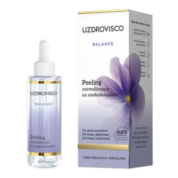 Pleťový peeling Uzdrovisco BALANCE normalizující peeling na nedokonalosti, 30 ml