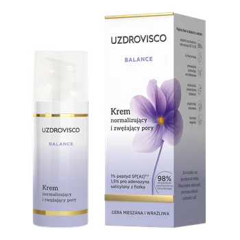 Pleťový krém Uzdrovisco BALANCE normalizující krém na zúžení pórů 50 ml