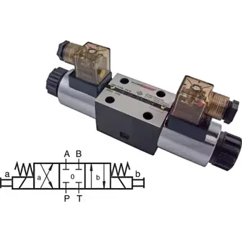 Rozvaděč FW-02-3C2-A220 Přímo řízený hydraulický šoupátkový rozvaděč, NG06, 230 V AC, 315 bar, 80L