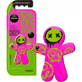 Vůně do auta VŮNĚ DO AUTA AROMA CAR MANNY REBEL SPARKING CHERRY OSVĚŽOVAČ VZDUCHU DO AUTA