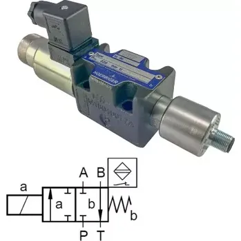Rozvaděč SAM203PC06PG SO973 (B2) šoupátkový rozvaděč se snímáním polohy, 24 V DC, 60 l/min, 320 bar