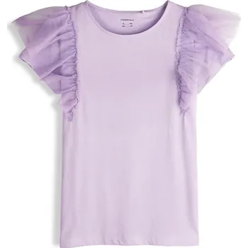 Dívčí oblečení GATE Bavlněné tričko s volány 13Y 425-0678/680