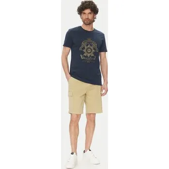 Pánské tričko La Martina T-Shirt Aloysius MARG30 JS206 Tmavomodrá Regular Fit M