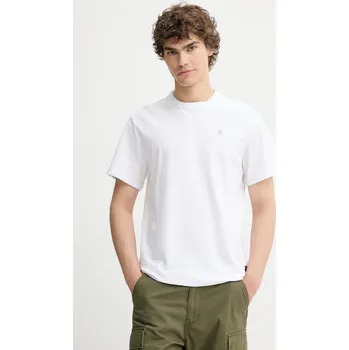 Pánské tričko Bavlněné tričko G-Star pánské, bílá barva, D24449-B255 D24449.B255 00X, vel. XS