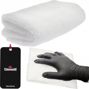 Utěrka Utěrka z mikrovlákna Ceramikker 40x40 cm 300 GSM bezešvá