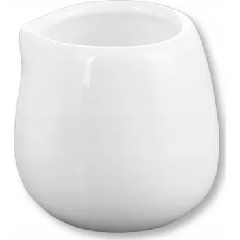 Konvička na mléko Konvička na mléko bílá porcelánová malá Wilmax 50 ml
