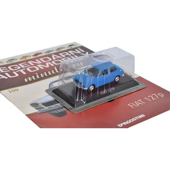autíčko DeAgostini Fiat 127P 1:43 - Legendární automobily minulé éry časopis s modelem #109 Fiat 127P - kovový model auta