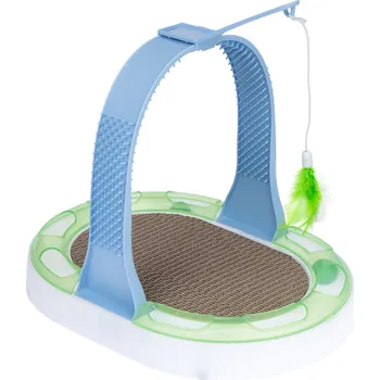 Hračka pro kočku TIAKI škrabací hračka 3 v 1 pro kočky 40x30x31,5cm kočka