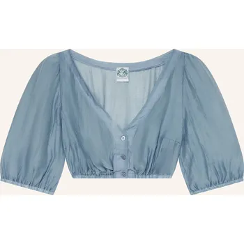 Dámská halenka Hammerschmid Dámská Dirndl Halenka Eveline, tmavě modrá, 36