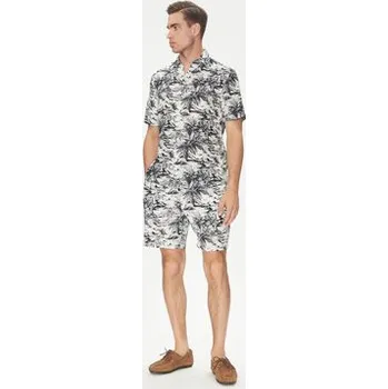 Pánské kraťasy Tommy Hilfiger Šortky z materiálu MW0MW39284 Tmavomodrá Regular Fit 38