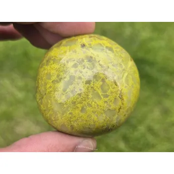 Přírodní kámen Opál zelený leštěný kámen 98g