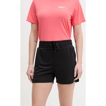 Dámské kraťasy Outdoorové šortky Helly Hansen LIFA TECH dámské, černá barva, high waist, 63419 99X, vel. M