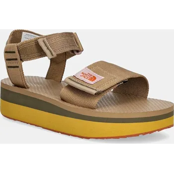 Dámské sandále Sandály The North Face Skeena Platform dámské, béžová barva, na platformě, NF0A8AE779H1 08X, EUR 39