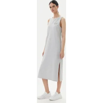 Dámské šaty EA7 Emporio Armani Každodenní šaty 7W000180 AF12484 O8002 Šedá Regular Fit XS