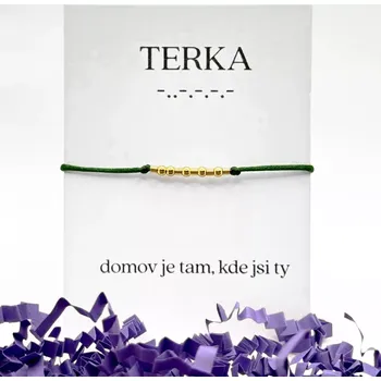 Náramek Náramek se jménem - Morseovka stříbrná