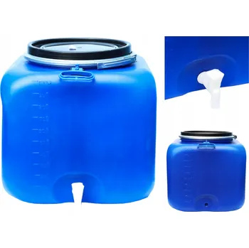 Plastový sud čtvercový s kohoutkem 100 l