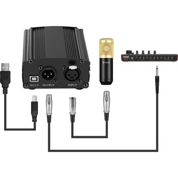 Mikrofon PULUZ Fantomový napájecí zdroj 48V pro kondenzátorový mikrofon
