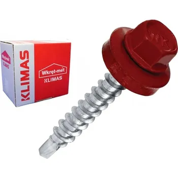 Šroub Farmářský šroub s podl. do oceli ≤3 mm RAL 3011 4,8X19 (250ks)