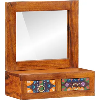 Organizace kuchyně Nástěnná skříňka Hnědá 40 x 20 x 50 cm Masivní akáciové dřevo