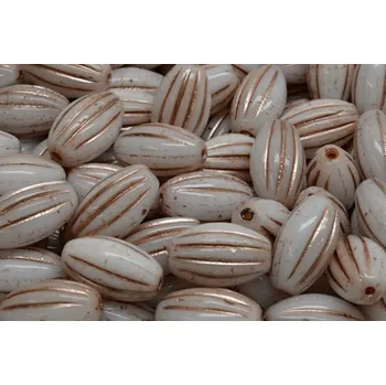 Korálek Korálky oválný meloun č. 5069 (14x8mm)