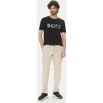 BOSS T-Shirt Glamping 50537834 Černá Regular Fit M