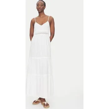 Dámské šaty Vero Moda Letní šaty Quincy 10324588 Bílá Regular Fit XL