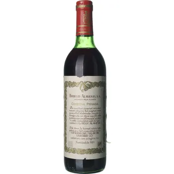 Víno Archivní víno 1981 Bodegas Alavesas Rioja 0,75 l