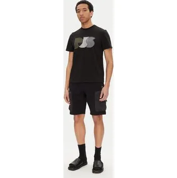 Pánské kraťasy Parajumpers Sportovní kraťasy Irvine 25SMPMPARE06 Černá Regular Fit L