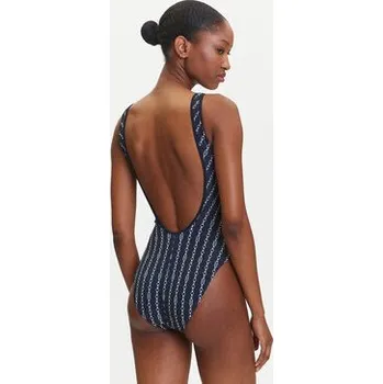 Dámské plavky Tommy Hilfiger Jednodílné plavky UW0UW05905 Tmavomodrá XS