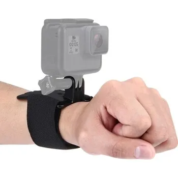 Nastavitelný držák na zápěstí PULUZ pro GoPro, Insta360, DJI a další akční kamery, délka popruhu: 28,5 cm