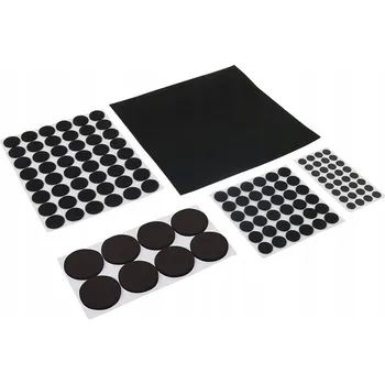 Podložka pod nábytek Samolepicí podložky sada 125 ks, černé, Fixman 969465