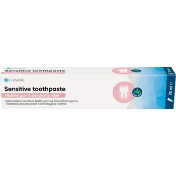 zubní pasta LIVSANE Sensitive zubní pasta 75ml
