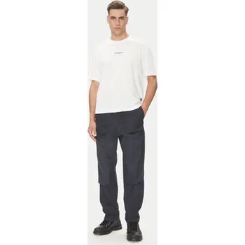 G-Star Raw Kalhoty z materiálu Fatigue 3D D26196-D387 Tmavomodrá Relaxed Fit 36_34