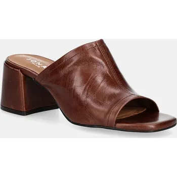 Dámské pantofle Kožené pantofle Jonak BUTTERFLY 3600242 hnědá 88X, EUR 36