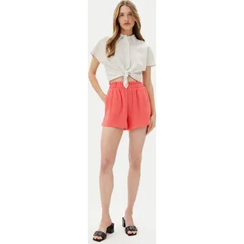 Dámské kraťasy Vero Moda Šortky z materiálu Natali 10279687 Růžová Baggy Fit L