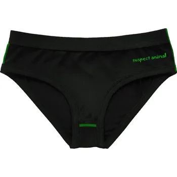 Dětské funkční kalhotky Basic ALIEN černá Bamboo Ultra - Zelená / 120