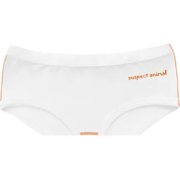 Dětské funkční kalhotky Boxerky HAWAII bílá Bamboo Ultra - Oranžová / 150