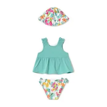 Dámská móda Mayoral Jednodílné plavky 1641 Modrá 36M