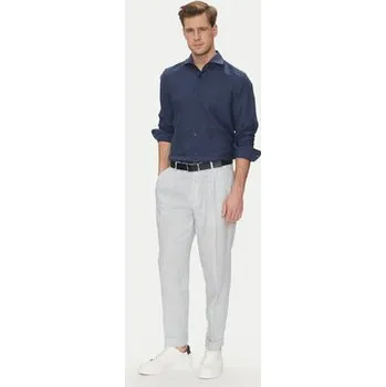 Pánská košile JOOP! Košile 17 JSH-146Pai-W 30046075 Tmavomodrá Slim Fit 39