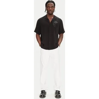 Pánská košile Just Cavalli Košile 78OALY04 Černá Regular Fit 58