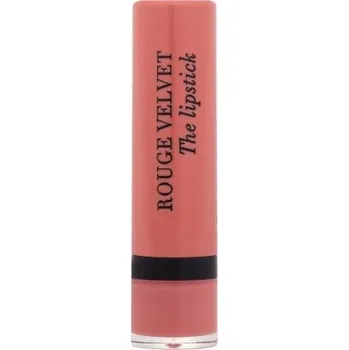 Rtěnka BOURJOIS Paris Rouge Velvet The Lipstick matná klasická rtěnka 2.4 g odstín 49 Maca’Rose
